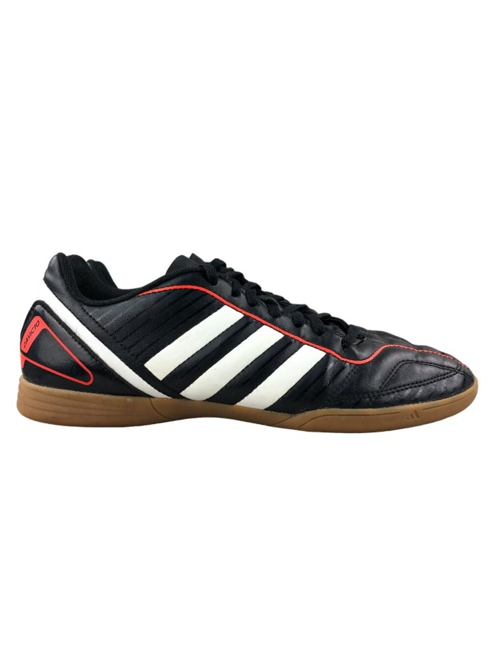 Adidas Men's Size 8 Davicto Black Lace-Up Low Top Soccer Sneakers Shoes G62372